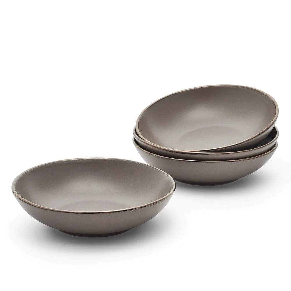Hadlee Grey Set Of 4 Pasta Bowls 3 Hadlee Grey Set Of 4 Pasta Bowls