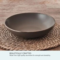 Hadlee Grey Set Of 4 Pasta Bowls 12 Hadlee Grey Set Of 4 Pasta Bowls -Home Tableware Hadlee Grey Set of 4 Pasta Bowls 5294492 5