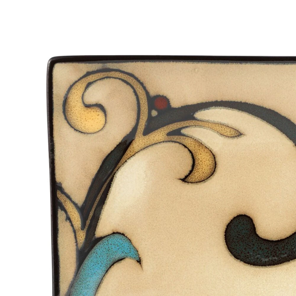 Belmont Square Blue Leaves Service For 8 With Serveware 6 Belmont Square Blue Leaves Service For 8 With Serveware - Image 4