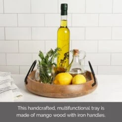 Knox Mango Wood Serve Tray -Home Tableware Knox Mango Wood Serve Tray 5304714 5