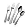 Mirage Frost 45 Piece Flatware Set With Wire Caddy, Service For 8 2 Mirage Frost 45 Piece Flatware Set With Wire Caddy, Service For 8 -Home Tableware MirageFrost 5pc 5424 2