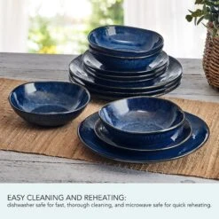 Racheal 12 Piece Dinnerware Set, Service For 4 17 Racheal 12 Piece Dinnerware Set, Service For 4 -Home Tableware Rachael Blue 12 Piece Dinnerware Set 5312991 5