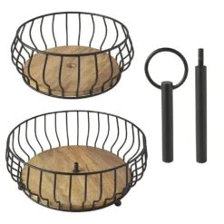 Savannah 2 Tier Fruit Storage Basket -Home Tableware Savannah 2 Tier Basket 5304262 8