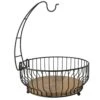 Savannah Fruit Storage Basket With Banana Hook 2 Savannah Fruit Storage Basket With Banana Hook -Home Tableware Savannah Fruit Basket With Banana Hook 5304263 1