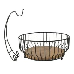 Savannah Fruit Storage Basket With Banana Hook -Home Tableware Savannah Fruit Basket With Banana Hook 5304263 8