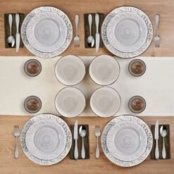 Trellis White 12 Piece Dinnerware Set, Service For 4 13 Trellis White 12 Piece Dinnerware Set, Service For 4 -Home Tableware Trellis White 12 Piece Dinnerware Set Service for 4 5293669 5