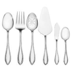 American Bead 53 Piece Flatware Set, Service For 8 -Home Tableware american bead 53 piece flatware set service for 8 5079437 2