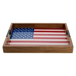 American Flag Lazy Susan Serve Tray -Home Tableware american flag lazy susan serve tray 5266467 2