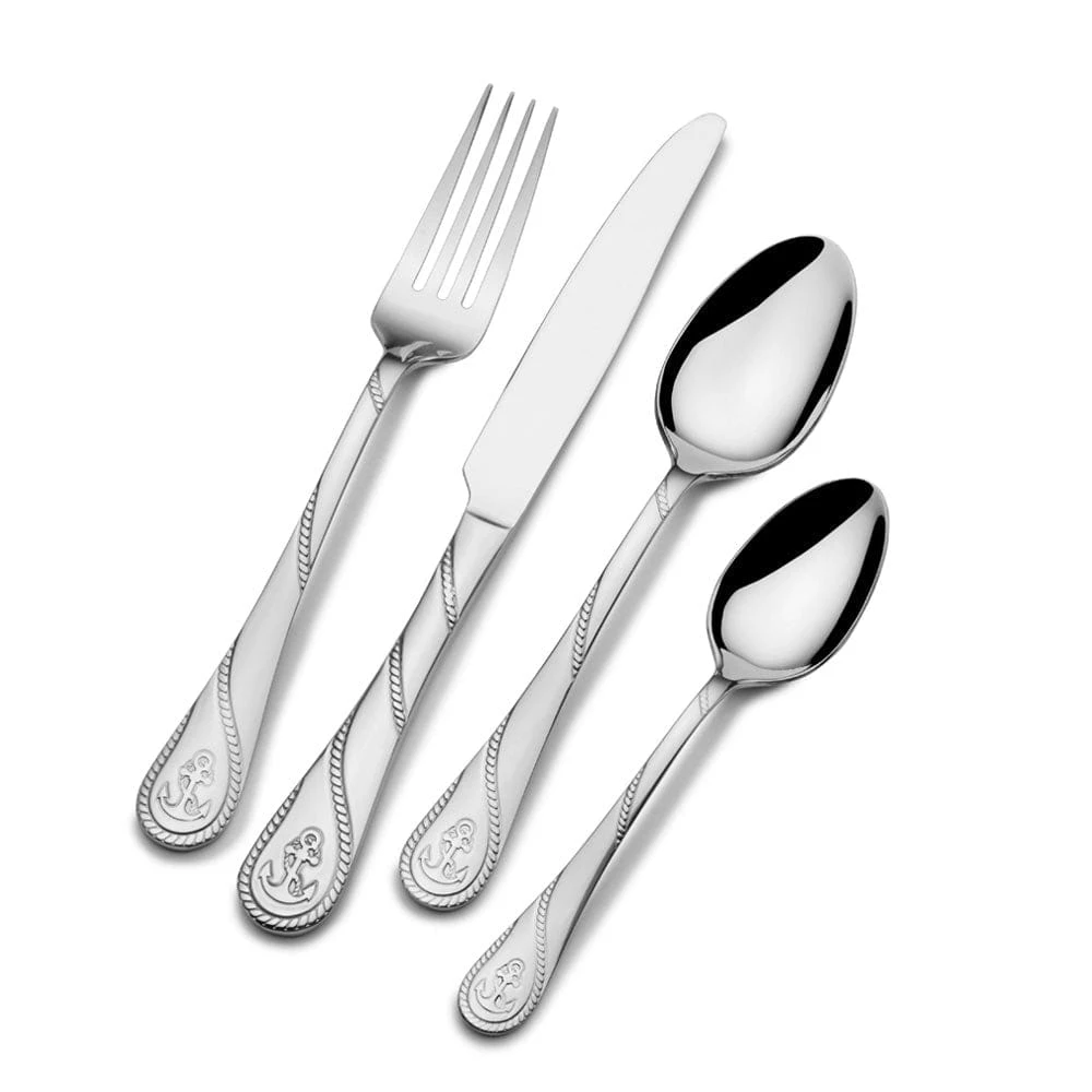 Anchor 16 Piece Flatware Set, Service For 4 3 Anchor 16 Piece Flatware Set, Service For 4