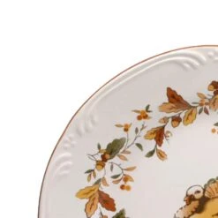 Autumn Berry Set Of 8 Turkey Salad Plates -Home Tableware autumn berry set of 8 turkey salad plates K85152689 2