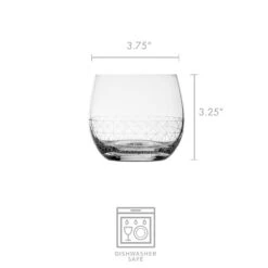 Scott Living Axis Set Of 4 Double Old Fashioned Glasses -Home Tableware axis set of 4 double ol fashioned glasses 5282346 4