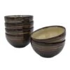 Aztec Set Of 6 Soup Cereal Bowls -Home Tableware aztec set of 6 soup cereal bowls K65081130 1