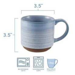 Brushed Set Of 6 Reactive Mugs, Assorted -Home Tableware brushed set of 6 reactive mugs assorted 5282190 6