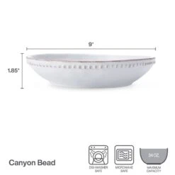 Canyon Bead Pasta Dinner Bowl 9 Canyon Bead Pasta Dinner Bowl -Home Tableware canyon bead pasta dinner bowl 5291828 4