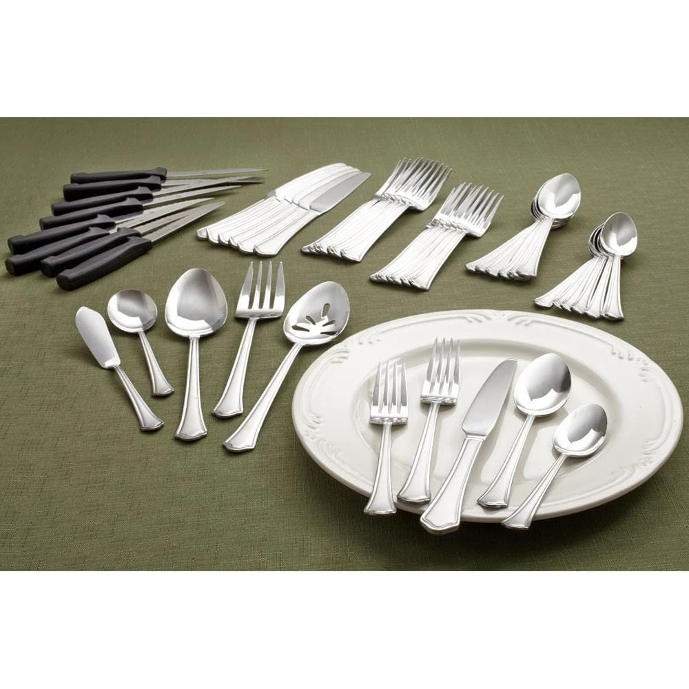 Capri Frost 53 Piece Flatware Set, Service For 8 6 Capri Frost 53 Piece Flatware Set, Service For 8 - Image 4