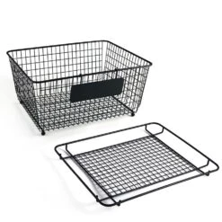 Chalkboard Stacking Storage Basket With Lid -Home Tableware chalkboard stacking storage basket with lid 5282050 5