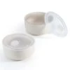 Chateau Cream Set Of 2 Storage Bowls With Lids