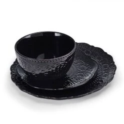 Chateau Midnight Set Of 4 Soup Cereal Bowls -Home Tableware chateau midnight set of 4 soup cereal bowls K45296075 2