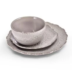 Chateau Smoke Set Of 4 Soup Cereal Bowls -Home Tableware chateau smoke set of 4 soup cereal bowls K45296077 2