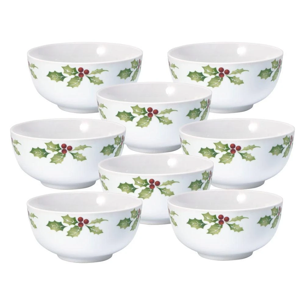 Christmas Day Set Of 8 Soup Cereal Bowls 3 Christmas Day Set Of 8 Soup Cereal Bowls