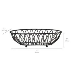 Dahlia Oval Bread Basket -Home Tableware dahlia oval bread basket 5288637 4