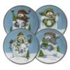 Evergreen Ernie Set Of 4 Salad Plates -Home Tableware evergreen ernie set of 4 salad plates 5193421 1