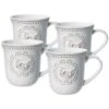 Farmhouse Hen Set Of 4 Mugs -Home Tableware farmhouse hen set of 4 mugs K45219162 1