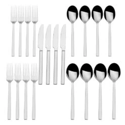 Forged Paros 20 Piece Flatware Set, Service For 4 -Home Tableware forged paros 20 piece flatware set service for 4 5269521 3