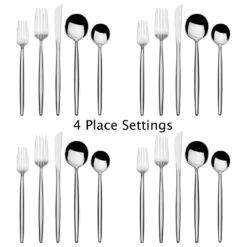Forged Shea 20 Piece Flatware Set, Service For 4 -Home Tableware forged shea 20 piece flatware set service for 4 5274430 3