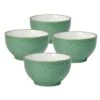 French Lace Set Of 4 Green Soup Cereal Bowls -Home Tableware french lace set of 4 green soup cereal bowls K45211164 1