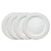 French Lace Set Of 4 White Dinner Plates -Home Tableware french lace set of 4 white dinner plates K45211101 1
