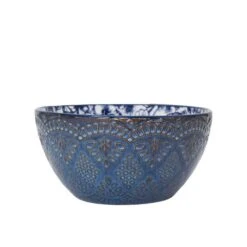 Gabriela Blue Set Of 4 Soup Cereal Bowls 9 Gabriela Blue Set Of 4 Soup Cereal Bowls -Home Tableware gabriela blue set of 4 soup cereal bowls 5282021 4