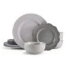 Gia 12 Piece Dinnerware Set, Service For 4 -Home Tableware gia 12 piece dinnerware set service for 4 5293901 1