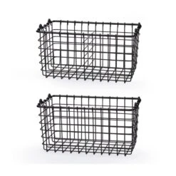 Grid 2 Tier Storage Basket -Home Tableware grid 2 tier storage basket 5292301 3