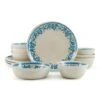 Hayden Blue 12 Piece Dinnerware Set, Service For 4 2 Hayden Blue 12 Piece Dinnerware Set, Service For 4 -Home Tableware hayden blue 12 piece dinnerware set service for 4 5287915 1