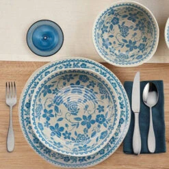 Hayden Blue 12 Piece Dinnerware Set, Service For 4 12 Hayden Blue 12 Piece Dinnerware Set, Service For 4 -Home Tableware hayden blue 12 piece dinnerware set service for 4 5287915 2