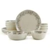 Hayden Grey 12 Piece Dinnerware Set, Service For 4 -Home Tableware hayden grey 12 piece dinnerware set service for 4 5287913 1