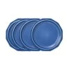 Heritage Blue Set Of 4 Outdoor Melamine Salad Plates -Home Tableware heritage blue set of 4 melamine salad plates K45266329 1
