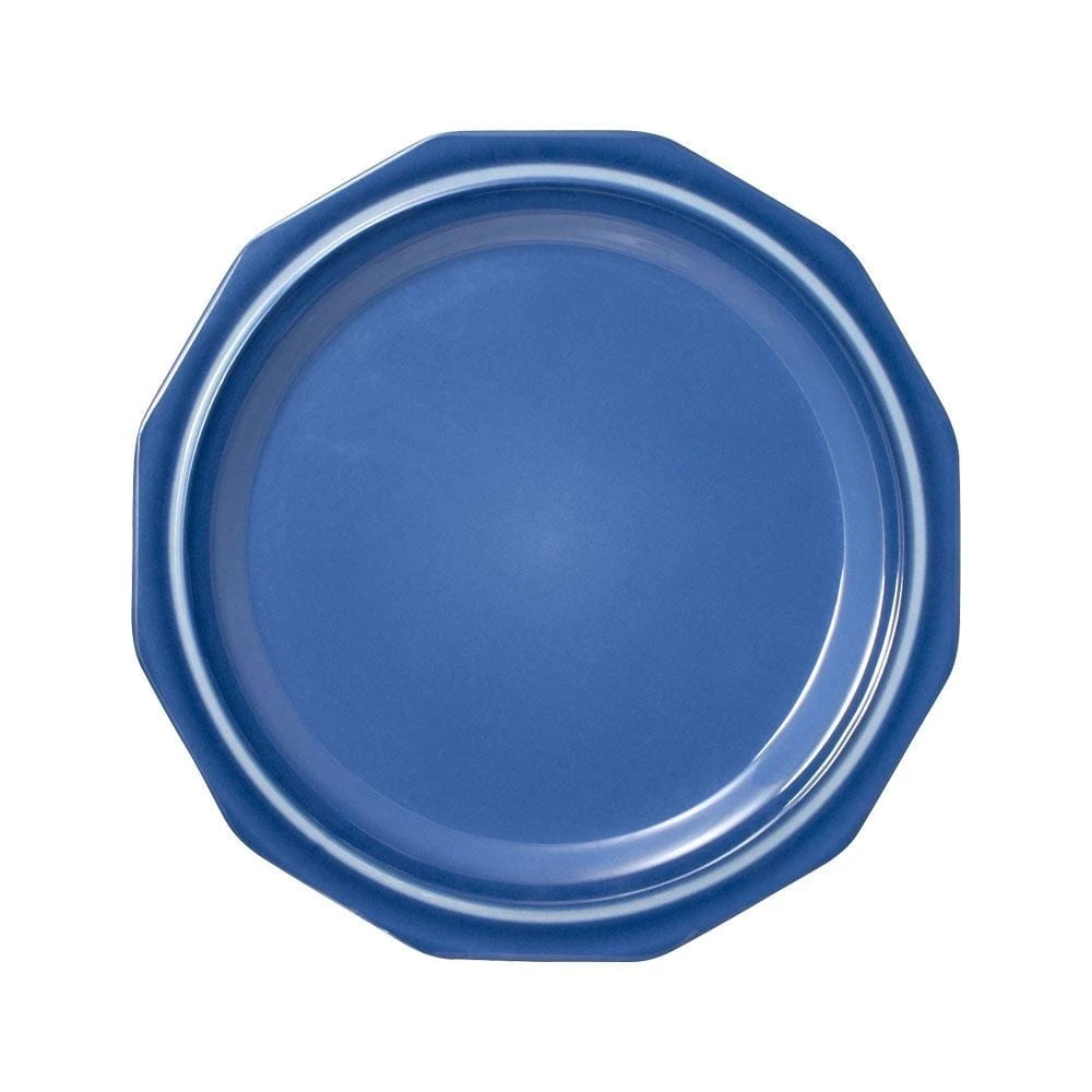 Heritage Blue Set Of 4 Outdoor Melamine Salad Plates 5 Heritage Blue Set Of 4 Outdoor Melamine Salad Plates - Image 3