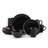 Hunter Black 16 Piece Dinnerware Set, Service For 4 1 Hunter Black 16 Piece Dinnerware Set, Service For 4 -Home Tableware hunter black 16 piece dinnerware set service for 4 5286597 1