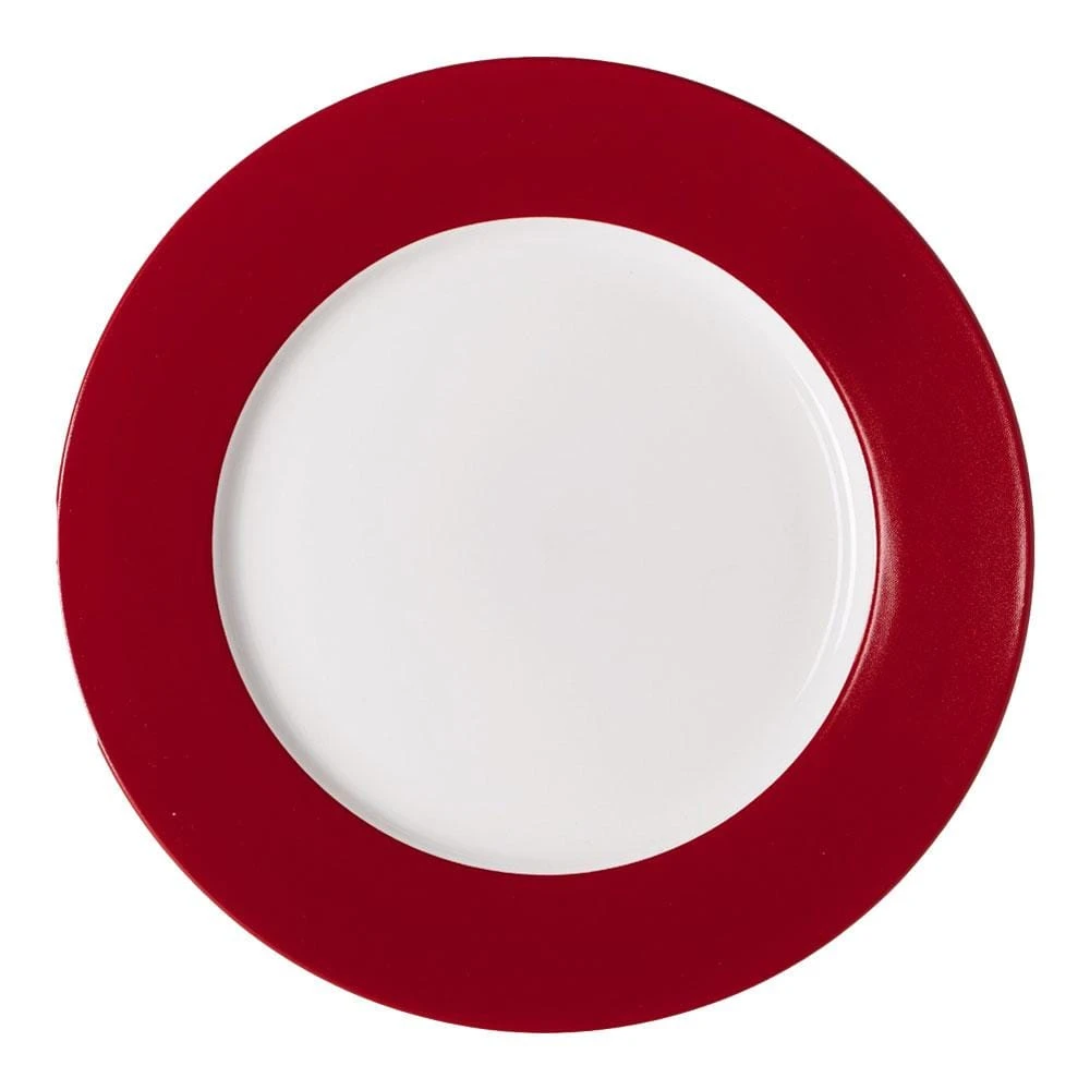 Kenna Red Dinner Plate 3 Kenna Red Dinner Plate