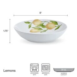 Lemons Set Of 4 Pasta Bowls -Home Tableware lemons set of 4 pasta bowls 5293617 3