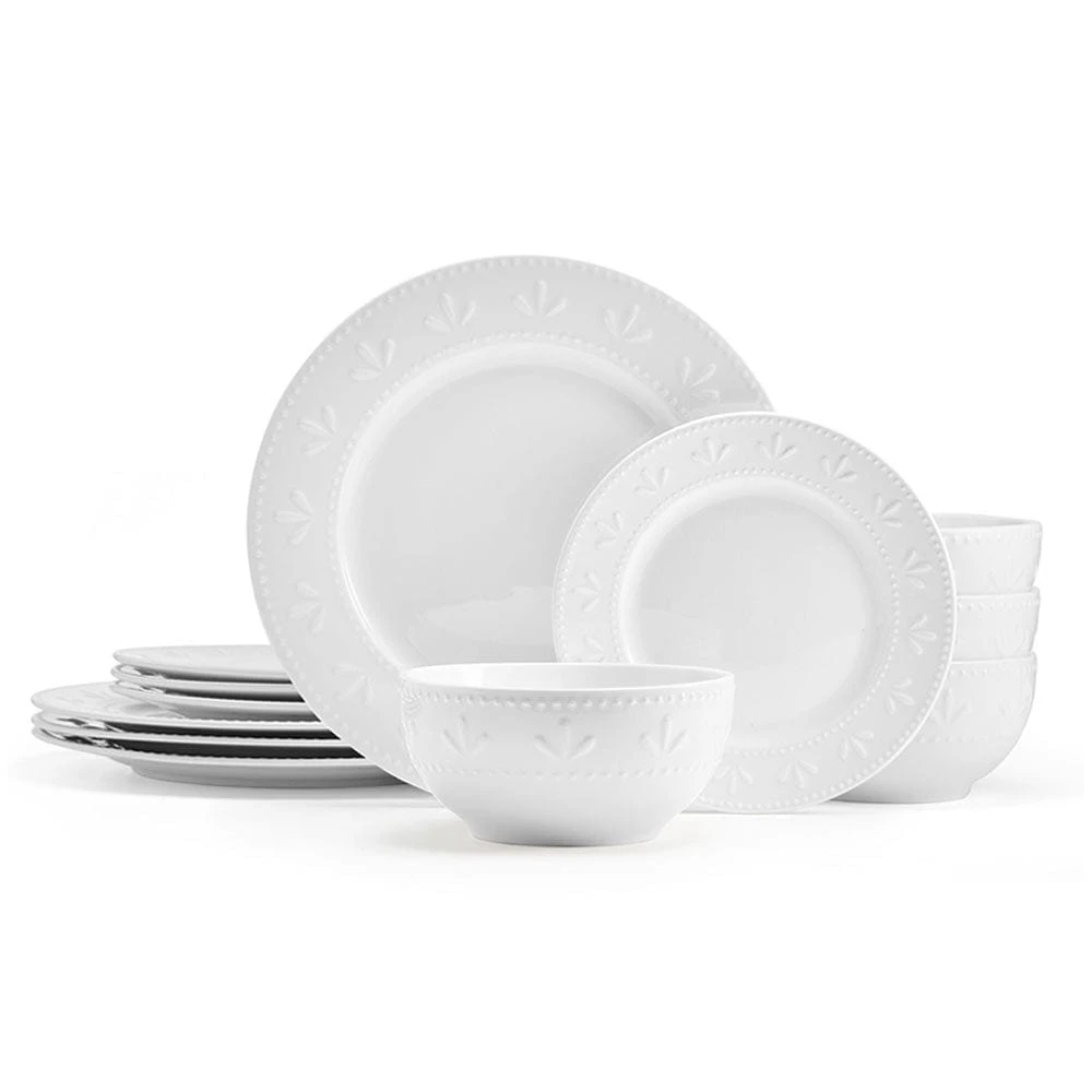 Maddy 12 Piece Dinnerware Set, Service For 4 3 Maddy 12 Piece Dinnerware Set, Service For 4