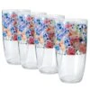 Merisella® Set Of 4 Acrylic Tumblers