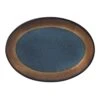 Monroe Blue Small Oval Platter -Home Tableware monroe blue small oval platter 5287550 1