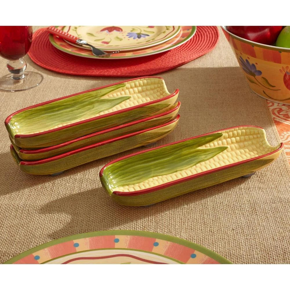 Napoli Set Of 4 Corn Dishes 4 Napoli Set Of 4 Corn Dishes - Image 2