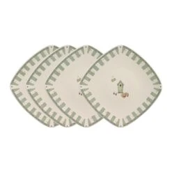 Naturewood® Set Of 4 Square Salad Plates