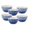 Navy Set Of 6 Soup Cereal Bowls, Assorted -Home Tableware navy set of 6 soup cereal bowls assorted 5282239 1