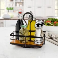 Nova Rotating Condiment Caddy -Home Tableware nova rotating condiment caddy 5270309 5