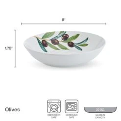 Olives Set Of 4 Pasta Bowls 8 Olives Set Of 4 Pasta Bowls -Home Tableware olives set of 4 pasta bowls 5293621 3